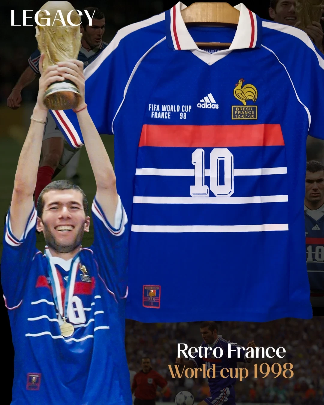  product image France 1998 Home - Zidane