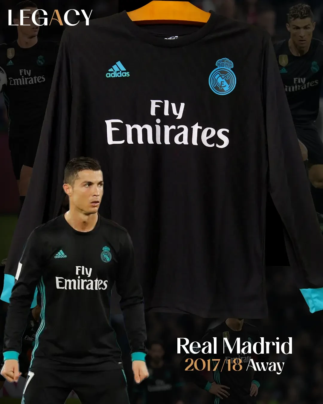 product image Real Madrid 2017/18 Away long sleeve