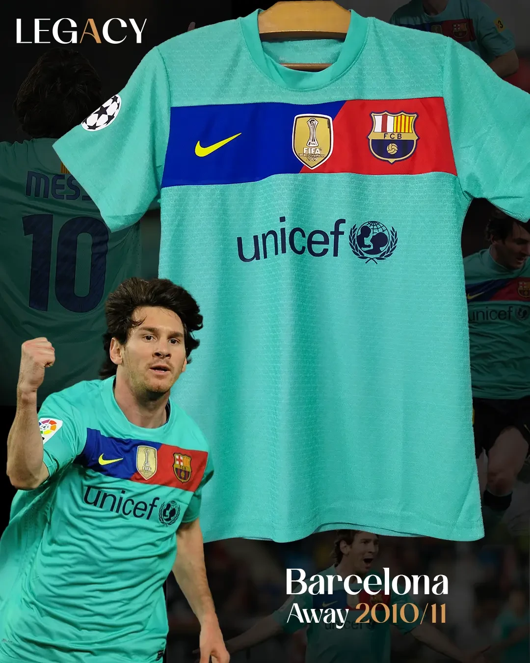 product image Barcelona 2010/11 Away - Messi